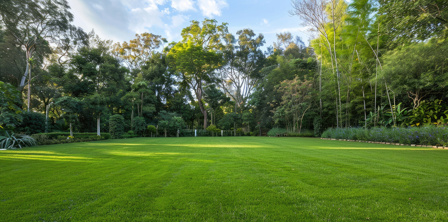 Jardin verde y vibrante