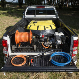CONJUNTO COMBATE INCENDIOS PICK-UP 400L/ TANQUE RIGIDO